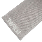 Loewe Logo Muffler Grey X22 rib Scarf — view 3