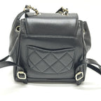 Chanel Rucksack Turnlock As3530 Grain Calf Leather Black — view 2