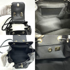 Chanel Rucksack Turnlock As3530 Grain Calf Leather Black — view 8