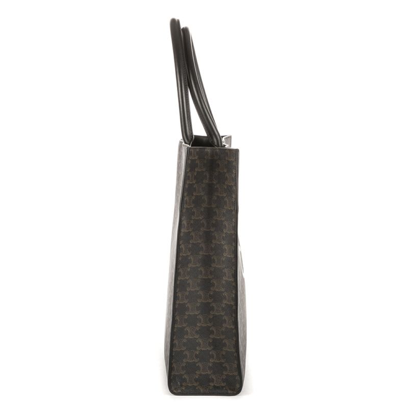 Celine Horizontal Cabas Black Triomphe Canvas — view 6
