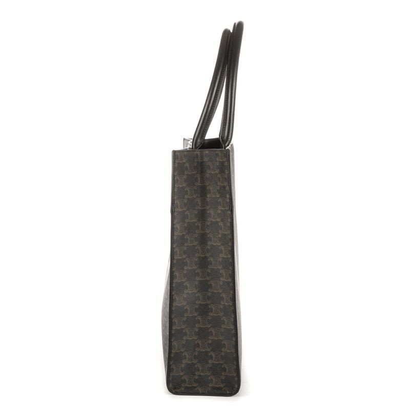 Celine Horizontal Cabas Black Triomphe Canvas — view 4