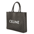 Celine Horizontal Cabas Black Triomphe Canvas — view 3