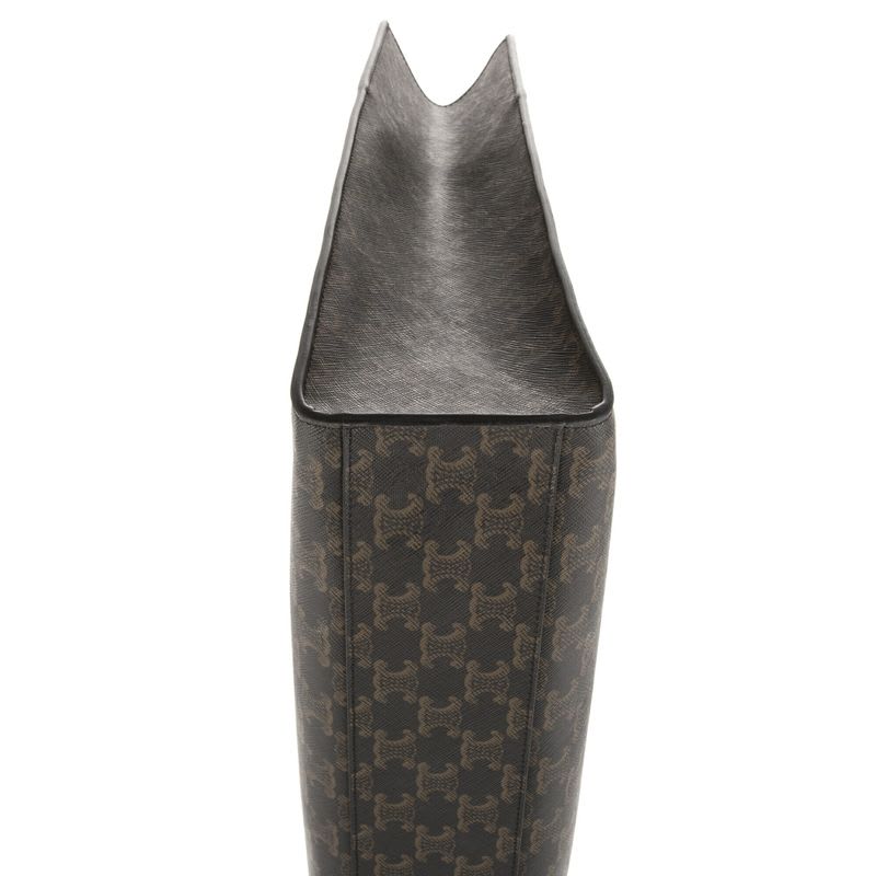 Celine Horizontal Cabas Black Triomphe Canvas — view 8