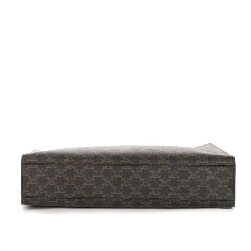Celine Horizontal Cabas Black Triomphe Canvas — view 7