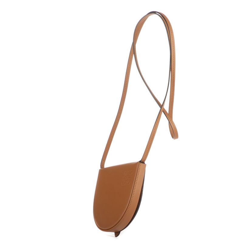 Loewe Mini Zip Crossbody Brown Calfskin Leather — view 3