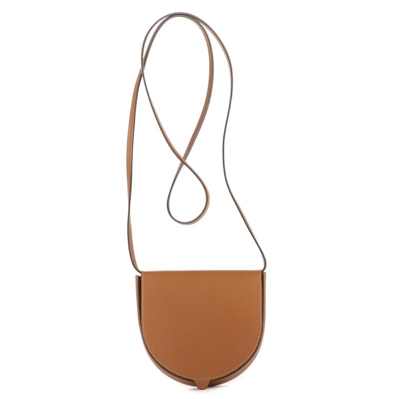 Loewe Mini Zip Crossbody Brown Calfskin Leather — view 5