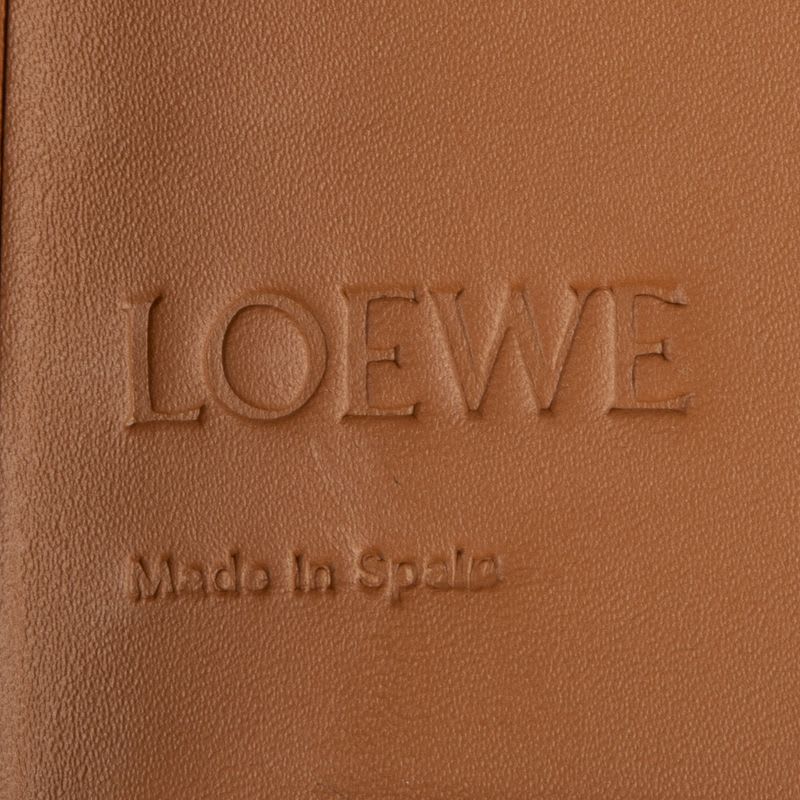 Loewe Mini Zip Crossbody Brown Calfskin Leather — view 9