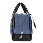 Loewe Limited Edition Amazona Boston Blue Black Suede Leather Patent — view 6