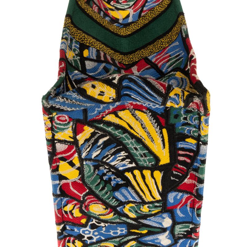 Dior Butterfly Book Tote Green Multicolor Print Canvas — view 8