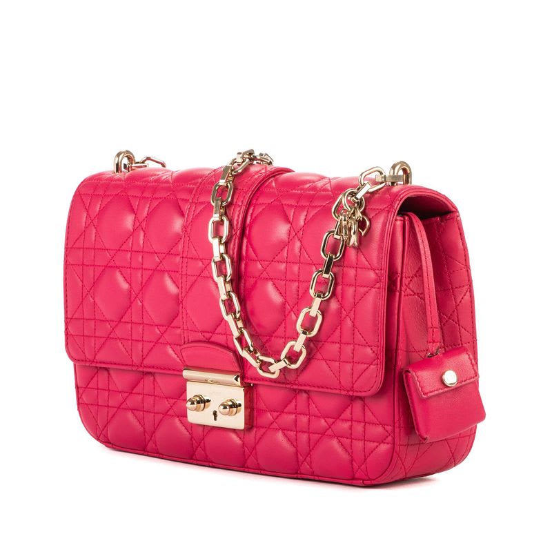 Dior Miss Fuchsia Cannage Quilt — view 3
