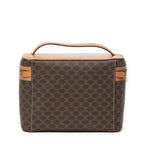 Celine Top Handle Toiletry Pouch Brown Macadam Canvas AB — view 6