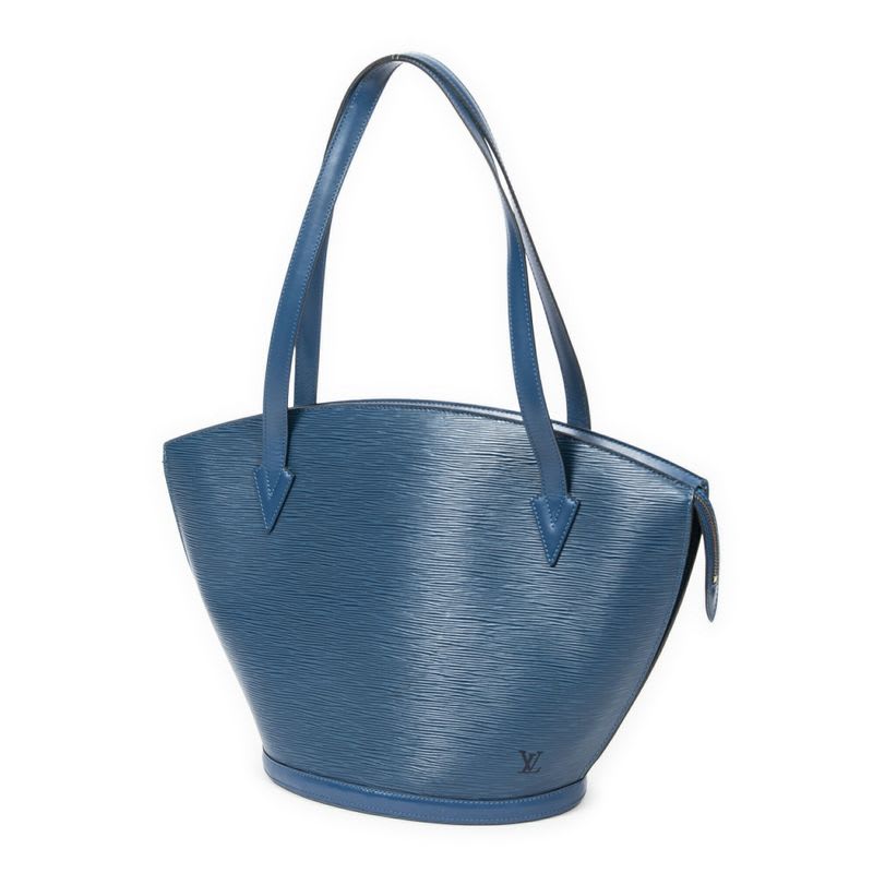 Louis Vuitton Saint Jacques Shopping Blue Epi — view 3