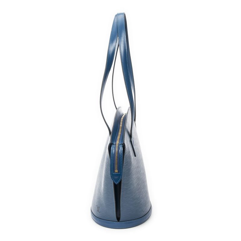 Louis Vuitton Saint Jacques Shopping Blue Epi — view 4