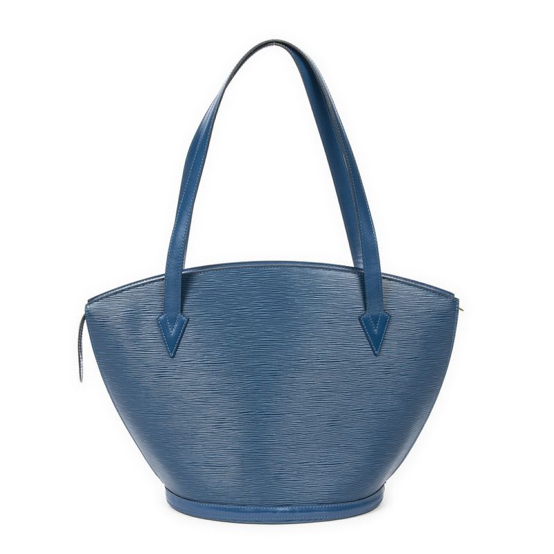 Louis Vuitton Saint Jacques Shopping Blue Epi — view 6
