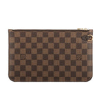 Louis Vuitton Neverfull Pouch Brown Damier Ebene — view 5