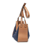 Loewe Small Hammock Blue Brown Denim Canvas — view 5