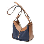 Loewe Small Hammock Blue Brown Denim Canvas — view 3