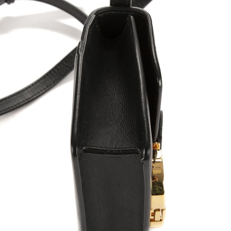 Dior Montaigne Black Calfskin Leather — view 8