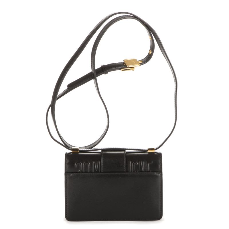 Dior Montaigne Black Calfskin Leather — view 5