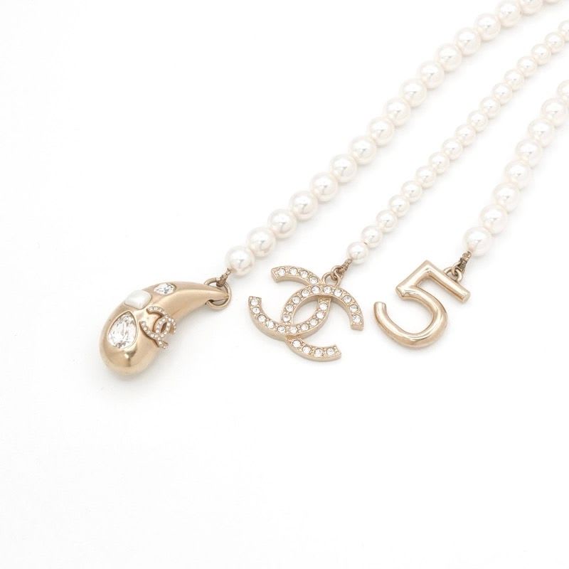 Chanel Choker Gold Rhinestone Coco Mark — view 4