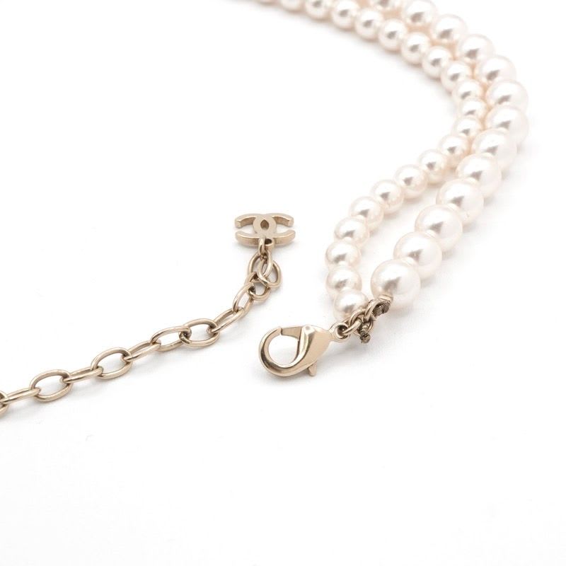 Chanel Choker Gold Rhinestone Coco Mark — view 6