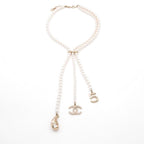 Chanel Choker Gold Rhinestone Coco Mark — view 3