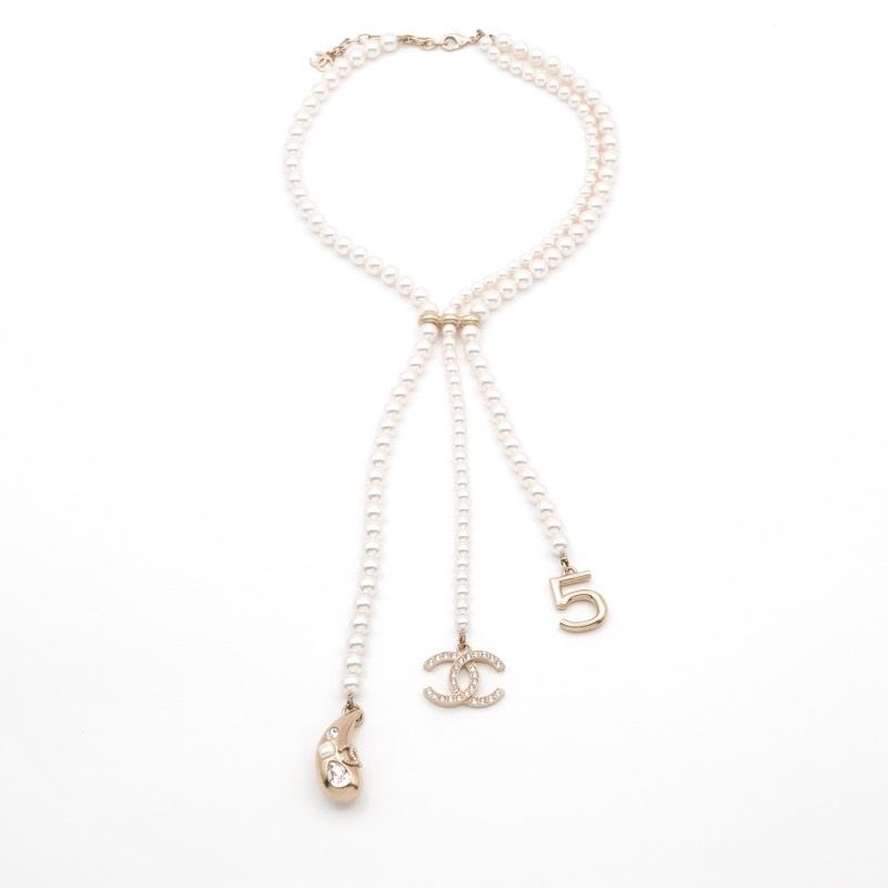 Chanel Choker Gold Rhinestone Coco Mark — view 3