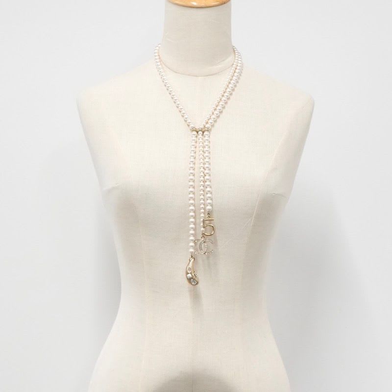 Chanel Choker Gold Rhinestone Coco Mark — view 9