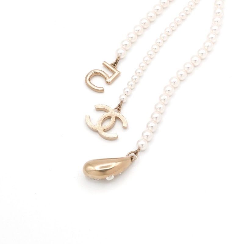Chanel Choker Gold Rhinestone Coco Mark — view 5