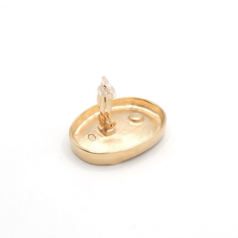 Chanel Earrings Gold Coco Mark Logo — view 5