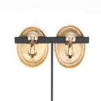 Chanel Earrings Gold Coco Mark Logo — view 9