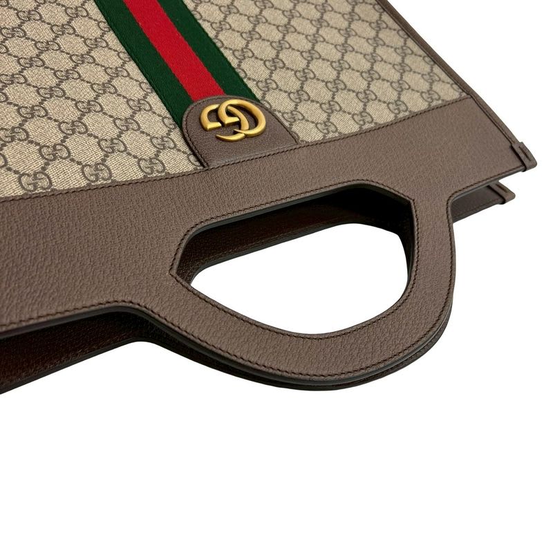 Gucci Ophidia GG Supreme Sherry Line Leather