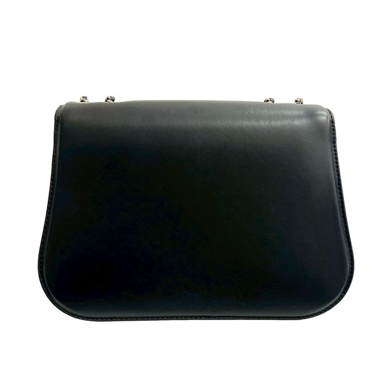 Chanel Leather Turnlock Chain Shoulder Bag — view 4