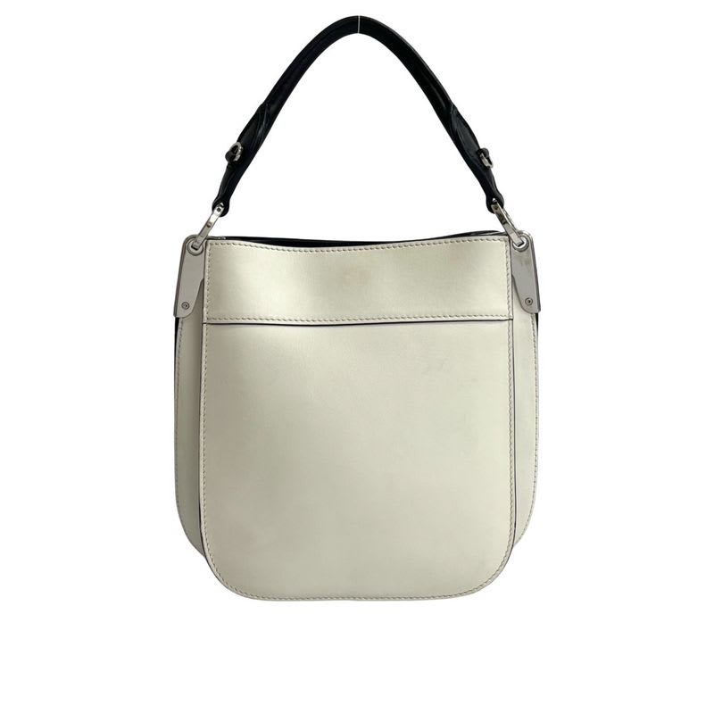 Prada Magit Logo Hardware Leather 2-Way Handbag Mini Tote Bag — view 4
