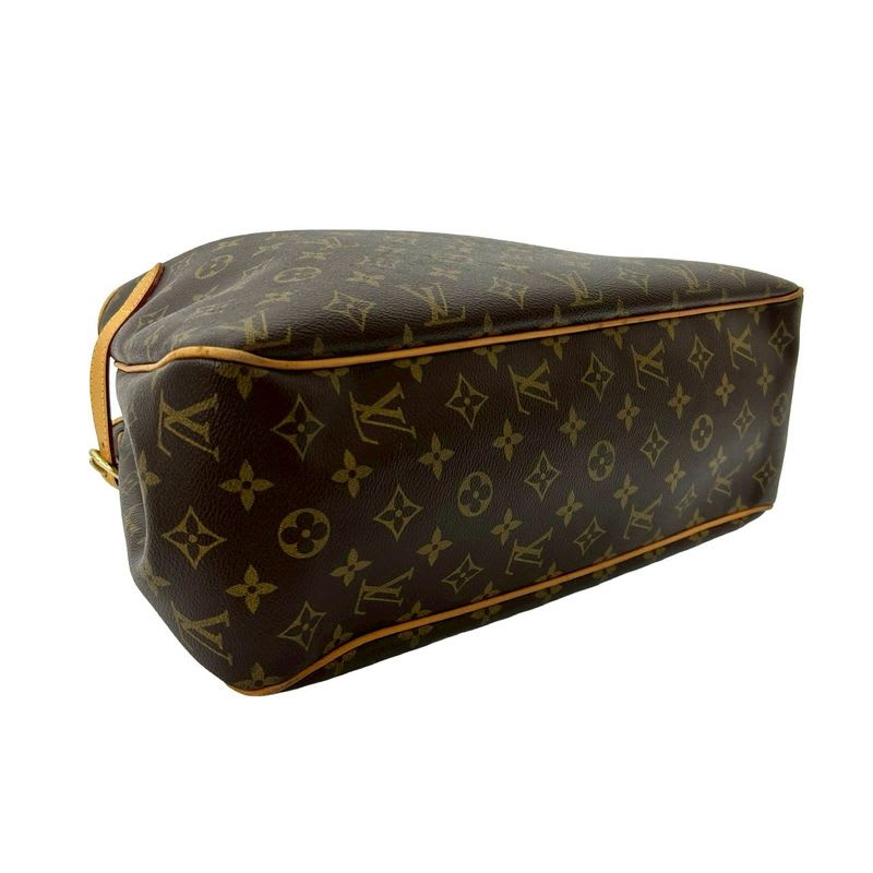 Louis Vuitton Batignolles Oriental Monogram Leather Tote Bag Handbag Brown 406-7 — view 8