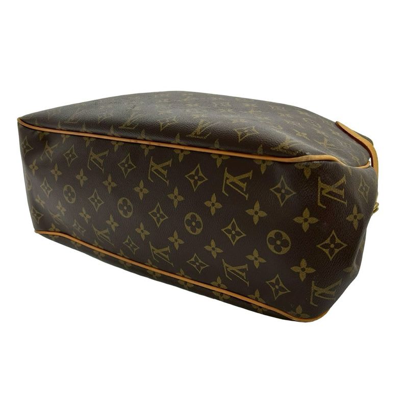 Louis Vuitton Batignolles Oriental Monogram Leather Tote Bag Handbag Brown 406-7 — view 9