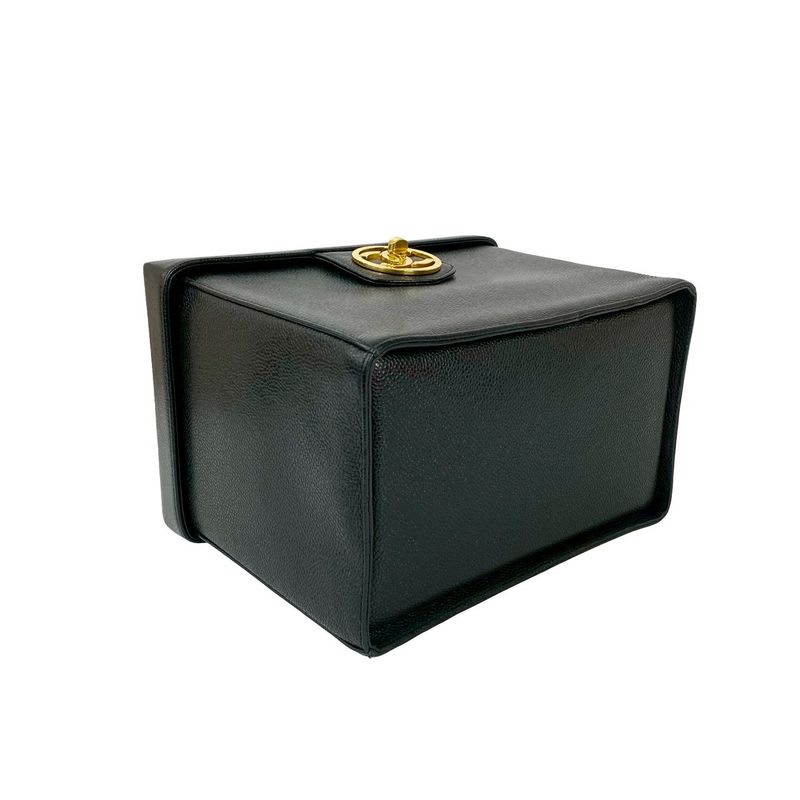 Chanel Coco Caviar Leather 2-Way Handbag Vanity Bag — view 8