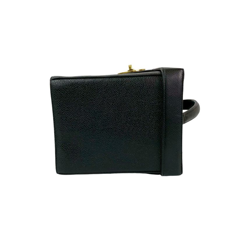 Chanel Coco Caviar Leather 2-Way Handbag Vanity Bag — view 7