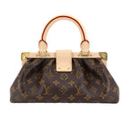 Louis Vuitton Monogram Clutch 2-Way Hand Chain Shoulder Bag Brown — view 3
