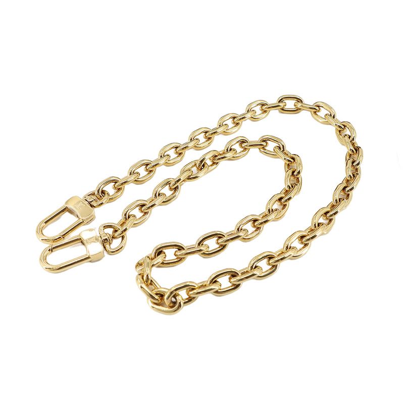 Louis Vuitton Monogram Clutch 2-Way Hand Chain Shoulder Bag Brown — view 9