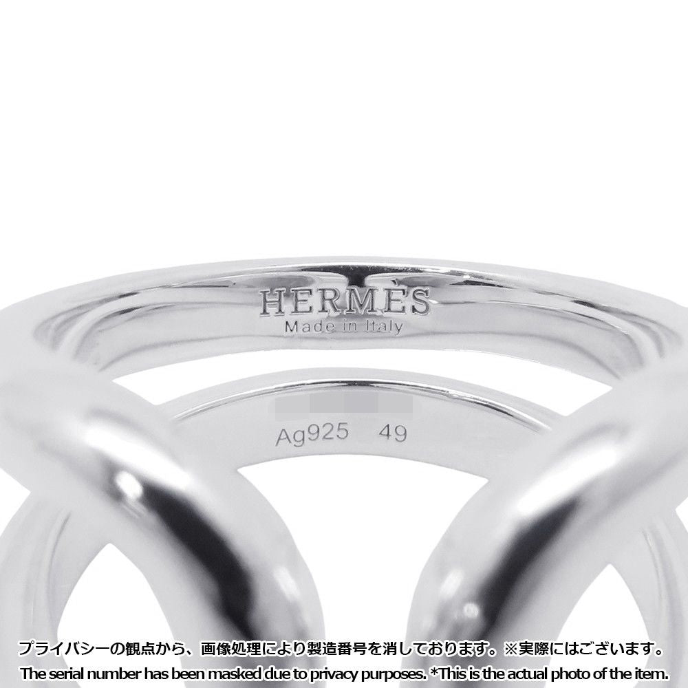 Hermes Ring Lima PM Silver 49 — view 6