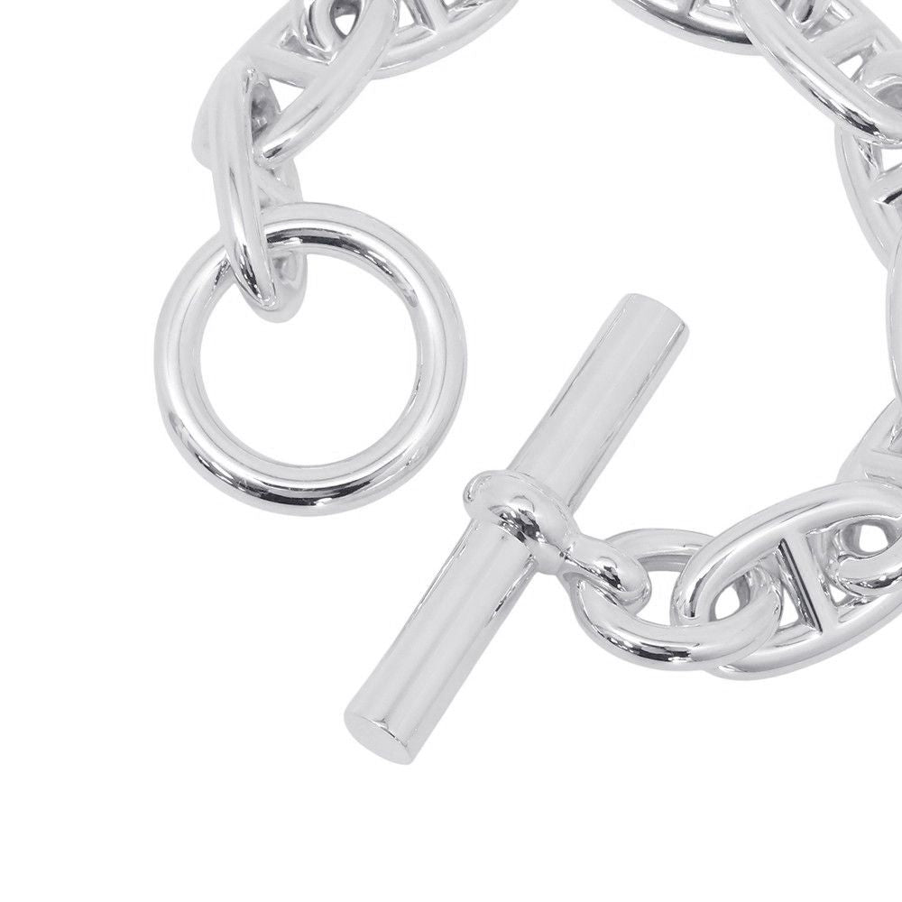Hermes Bracelet Chaine D'ancre TGM 10 Links Silver — view 4