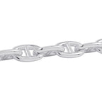 Hermes Bracelet Chaine D'ancre TGM 10 Links Silver — view 2