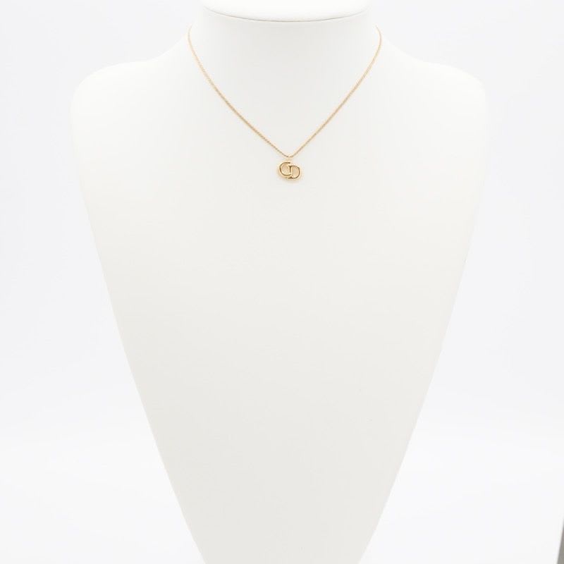 Christian Dior Necklace Pendant Choker Logo CD Vintage — view 8