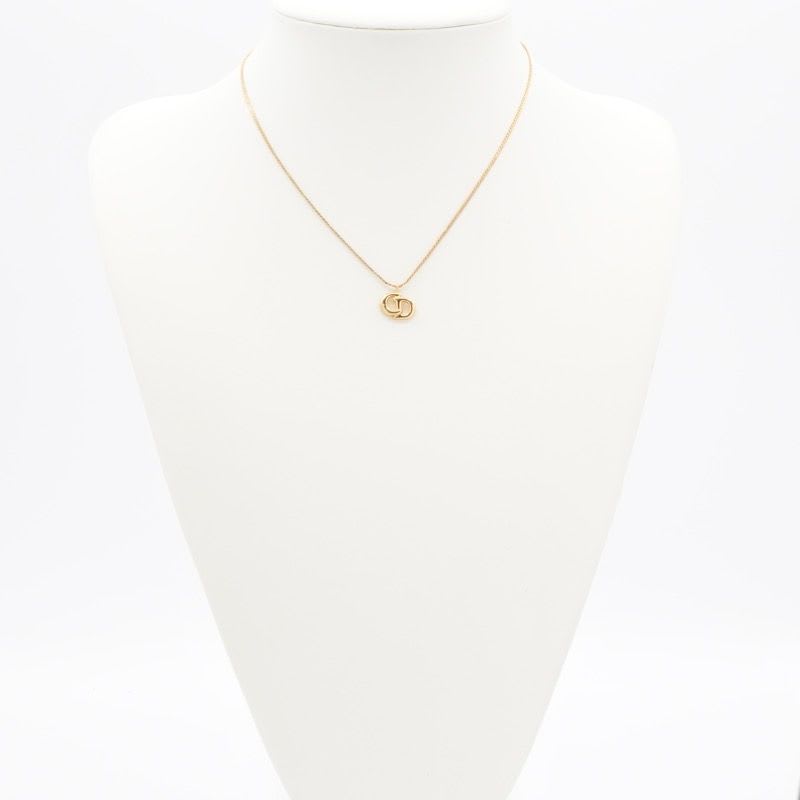 Christian Dior Necklace Pendant Choker Logo CD Vintage — view 9