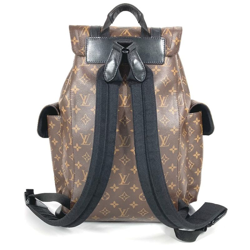 Louis Vuitton Backpack Christopher PM Canvas Brown — view 2