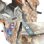 Louis Vuitton Backpack Christopher PM Canvas Brown — view 9