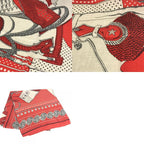 Hermes Scarf Carre Geant 140 Cashmere Red — view 9