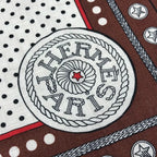 Hermes Scarf Carre Geant 140 Cashmere Brown — view 6
