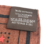 Hermes Scarf Carre Geant 140 Cashmere Brown — view 2
